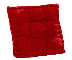 HotYou Cuscini da Pavimento/Sedia Cuscino di Seduta per Interno ed Esterno - Imbottitura Spessa,Rosso,40 * 40 CM