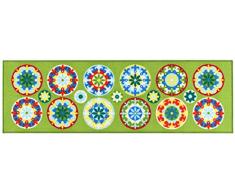 Viva Tappeti Murrine Tappeto, Materiale Sintetico, Multicolore, 180 x 75 cm