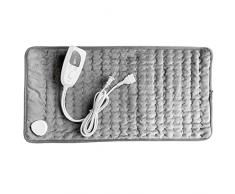 Coperta Elettrica Piccolo Pad Riscaldante, Pad riscaldante a 6 Temperature Regolabili, Pad riscaldante per Gambe Posteriori delladdome delle Donne degli Uomini