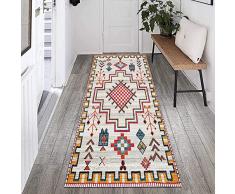 TTLäufer Tappeto da cucina, 120x250cm, Tappeto da Corridoio Lungo, Tappeto Etnico Lavabile, adatto per Veranda, Cucina, Camera da letto, Larghezza: 40/50/60/80/90/100/120 cm