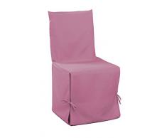 Douceur DIntérieur 1604804, Fodera Per Sedia, Essentiel , Poliestere Unito , Rosa