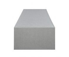 Runner da tavola VIENNA grigio, resinata antimacchia, adatta a tutto l’anno, 40x140 cm