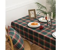 Tovaglia lavabile in poliestere, tovaglia rettangolare o circolare, tovaglia antipolvere, federa 140 x 250 cm.