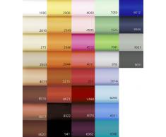 fleuresse 1115-6056 Lenzuolo con angoli elasticizzati, 120% cotone, 100x200 cm, colore: Blu