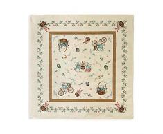 Nada Home Centrotavola Pasquale 100x100cm Decorazioni Runner Pasqua Maestri Cotonieri 4934