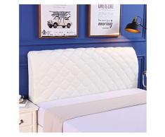 AQIGR Copritestiera Letto Copertura/Copri Testata Letto Matrimoniale Imbottito Fodera Elastica Protezione, Coprire Antipolvere in Cotone Cover Addensare AntiGraffio Cuscino