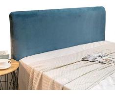 uyeoco Copri Testata Letto Matrimoniale/Singolo Fodera per Testiera Letto in Morbido Velluto Elasticizzato Copertura per Testiera Letto Elastica Protezione Antipolvere Cover