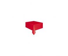 Tovaglia Plastica Rosso 137x274cm
