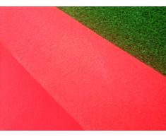 Aitex Rotolo Tappeto Metri 1 x 30 Rosso Natale passatoia Natalizia Rossa Moquette agugliato