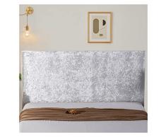 AQIGR Elastica Copritestata per Testiera del Letto Fodera Matrimoniale/Singolo / 1 Piazza e Mezza all-Inclusive Letto Copritestiera Tessuto Lavabile Antipolvere testiera Fodera di Protezione