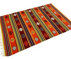 Trendcarpet Kelim Tappeto bhadohi mirz Singapore 170 x 240 cm, Cotone, 170 x 240 cm