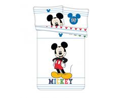 Topolino Colors - Biancheria da letto per bambini, 100 x 135 cm