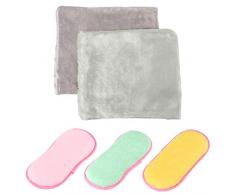 Antibatterico Spugnette da Cucina,Strofinacci Asciugamani Canovacci Asciugapiatti da Cucina,Microfibra Doppio Lato Spugne Lavare Dish Scrubber Pennello Spazzola Panno Tessuto Assorbente