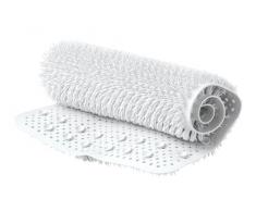 Premier Housewares Tappetino per vasca da bagno, 64 x 37 cm, colore: Bianco