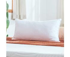 Sweetnight Cuscino, 40 x 80 cm, Imbottitura in Fibra Cava di Poliestere da 800g con Cerniera, Cuscino da 40 x 80 cm