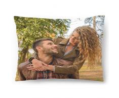 Cuscino Personalizzato con Foto 60 x 40 Regalo per San Valentino, Compleanno, Festa della Mamma Foto Full Print [081]
