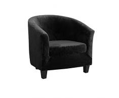 Topchances Copripoltrona Chesterfield 2 Pezzi,Elasticizzato Fodere Copripoltrona 1 Posto ,Velluto Fodera Poltrona Club Tullsta per Bar Soggiorno Camera da Letto Reception