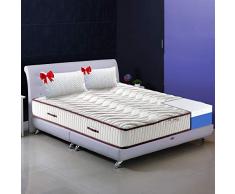 Memory Nature H20cm, materasso ORTOPEDICO, 4cm Memory + CUSCINO e tessuto resistente, anallergico. MATERASSO DETRAIBILE adatto x ogni rete, piazza e mezza 120x190