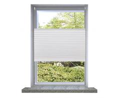 Plisse Tenda plissettata bianca 90 x 100 cm, decoro, trattamenti per finestre, tende e tonalità