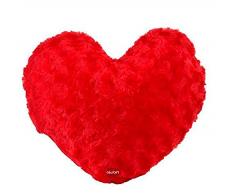APEX GIFTS- Cuscino a Forma di Cuore Rosso LED, Colore (240010509)