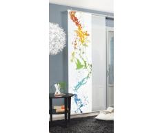 Home fashion Blanca Tenda a Pannello, Poliestere, Multicolore, 245 x 60 cm