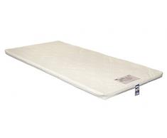 Yanis Latex Plus by 5 cm Talalay coprimaterasso, Lattice, White, Super King 180x200cm