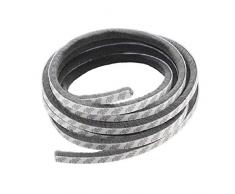 3M Adesivo Paraspifferi e guarnizioni porte, Bobina e coibentazione per porte, Guarnizione a spazzola autoadesiva, strisce di tenuta per parabrezza, eccentrico in feltro ad alta densità (12M)