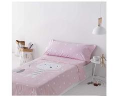 Cotton ARTean Set di Lenzuola per Bambini/Giovani Chiara, 90 x 190/200, 100% Cotone.