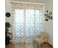 Sundlight, Tende con Stampa di Margherite in Stile Country per Soggiorno, Camera da Letto, Decorazione per Balcone, Daisy Curtains