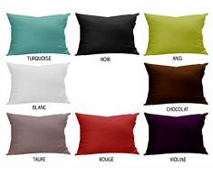 Soleil docre Federa per guanciale 50 x 75 cm Atmo in Tinta Unita Anice