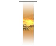 Home fashion Sandakan Tenda a Pannello, Poliestere, Arancione, 245 x 60 cm
