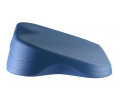 LAHARON Cuscino Yoga Lotus Pro Blu - Cuscino da Meditazione per Mantenimento Postura Corretta - Cuscino Meditazione Yoga Anatomico - Ergonomico, Anallergico e Made in Italy