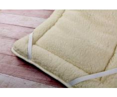 Woolmark Perugiano Vendita Coprimaterasso in Lana Merino, Foglio Size Doppio COPRIMATERASSO 140 x 200 cm. Regalo Perfetto ! Prodotto Naturale