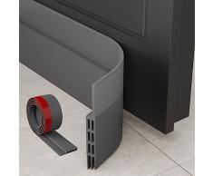 MARICATO Paraspifferi Porta Blindata, Guarnizione Sottoporta in Gomma, Paraspifferi Sottoporta Premium Ideale anche per Protezione da Suoni, Freddo, Antipolvere e Anti Bug (5 x 100 cm Grigio)