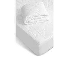 IMFAA Coprimaterasso trapuntato di protezione, extra profondo, non rumoroso, antibatterico, 50% cotone 50% poliestere Poliestere 100% poliestere Cotone, Super King-30Cm Deep