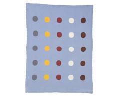 FRANCK & FISCHER, Coperta lavorata a maglia, Blu (Blue)