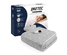 Imetec Scaldasonno Adapto singolo 150 x 80 cm, Riscaldamento rapido, Temperatura costante e personalizzata, Tessuto trapuntato anallergico, Made in Italy, Comando con 6 temperature