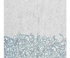 Flanella 100% di puro cotone Completo letto MATRIMONIALE due 2 piazze lenzuola sopra + lenzuolo sotto con angoli + 2 federe ZUCCHI BASICS (Nifty col 3)