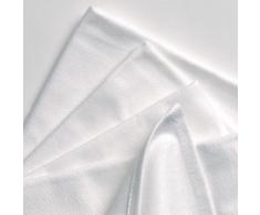 aztex Strofinacci in Cotone, 100% Cotone, Ideali per la Stampa Transfer, la Pulizia e luso in Cucina, Confezione da 6, Bianco