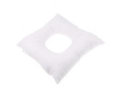 Baoblaze Cuscino Viso Riposo Lettino Accessori Massaggi Accessorio Schiuma Morbida - Bianca, 35x42cm