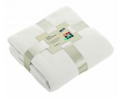 James & Nicholson, Coperta in pile, 130 x 170 cm, Bianco (off-white), 130x170 cm