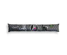 Nappes du Monde Paraspifferi Stampato per Porta, Motivo: Gatti, in Poliestere, 85 x 15 cm