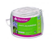 blanrêve tracavd010090 Cuscino cilindrico antiacari Morbido Poliestere Bianco 90 x 20 cm