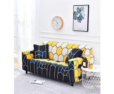 Fodere Copridivani Copridivano,Copridivano Universale Elastico Antiscivolo 1/2/3/4 Posti Zona Dinamica Copridivano Per Poltrona Con Protezione Antipolvere Stampata All-Inclusive, Federa 45X45Cmx2