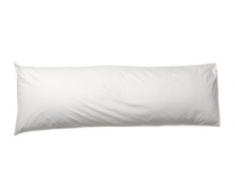 Bolster - Federa per cuscino, 137 cm, colore: bianco