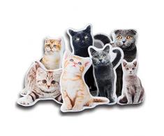 MaquiGra Cuscino Personalizzato con Foto Cuscino Sagomato Personalizzato Stampa Duplex 3D Fai-da-Te Regali creativi Personalizzati Cuscino Peluche Animale Decorazione Natalizia