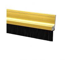 Hm Vicyy Paraspifferi Porta,para Spifferi X Porte,Sottoporta Paraspifferi Porta,Paraspifferi per La Parte Inferiore della Porta,Guarnizione Porta Interna,Marrone/Argento/Oro,Lega di Alluminio.