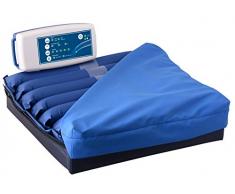 Cuscino antidecubito per carrozzine ad elementi intercambiabili con compressore