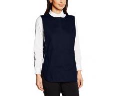Grembiule con pannello posteriore e tasca davanti - Indumenti dal lavoro - Donna (M) (Blu navy)