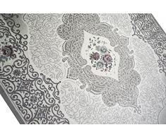 Designer e tappeto moderno tappeto soggiorno oriente in grigio beige crema Größe 80 x 300 cm